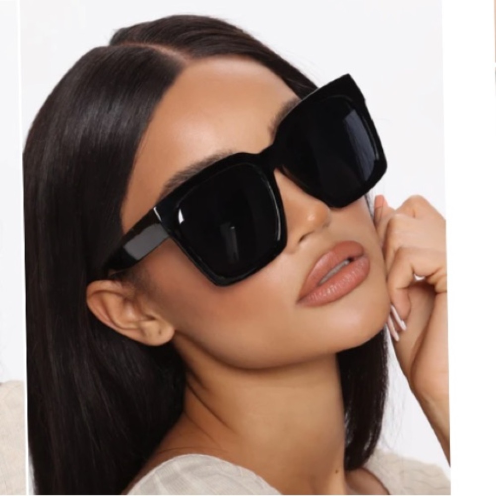 Fashion Bold Black Sunglasses